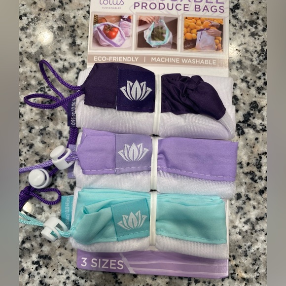 Lotus Reusable Produce Bags - Picture 7 of 12